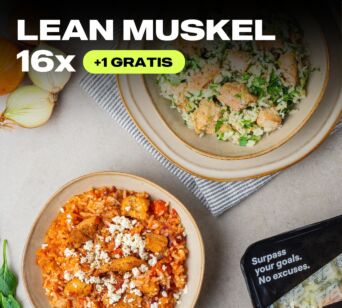 LEAN MUSKEL // 16 mealpack + 1 GRATIS 