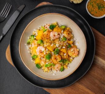 Reis - Mango Shrimp Curry [LOWCARB]