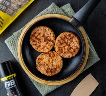 Rindfleisch Burger Komplett Zubereitet