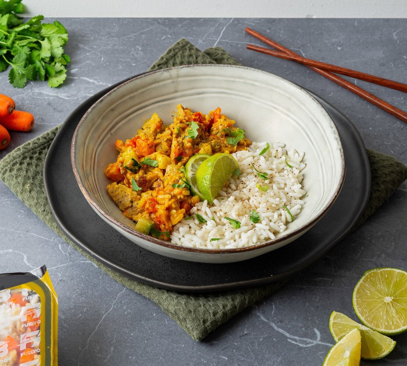 Reis - Thai-Curry