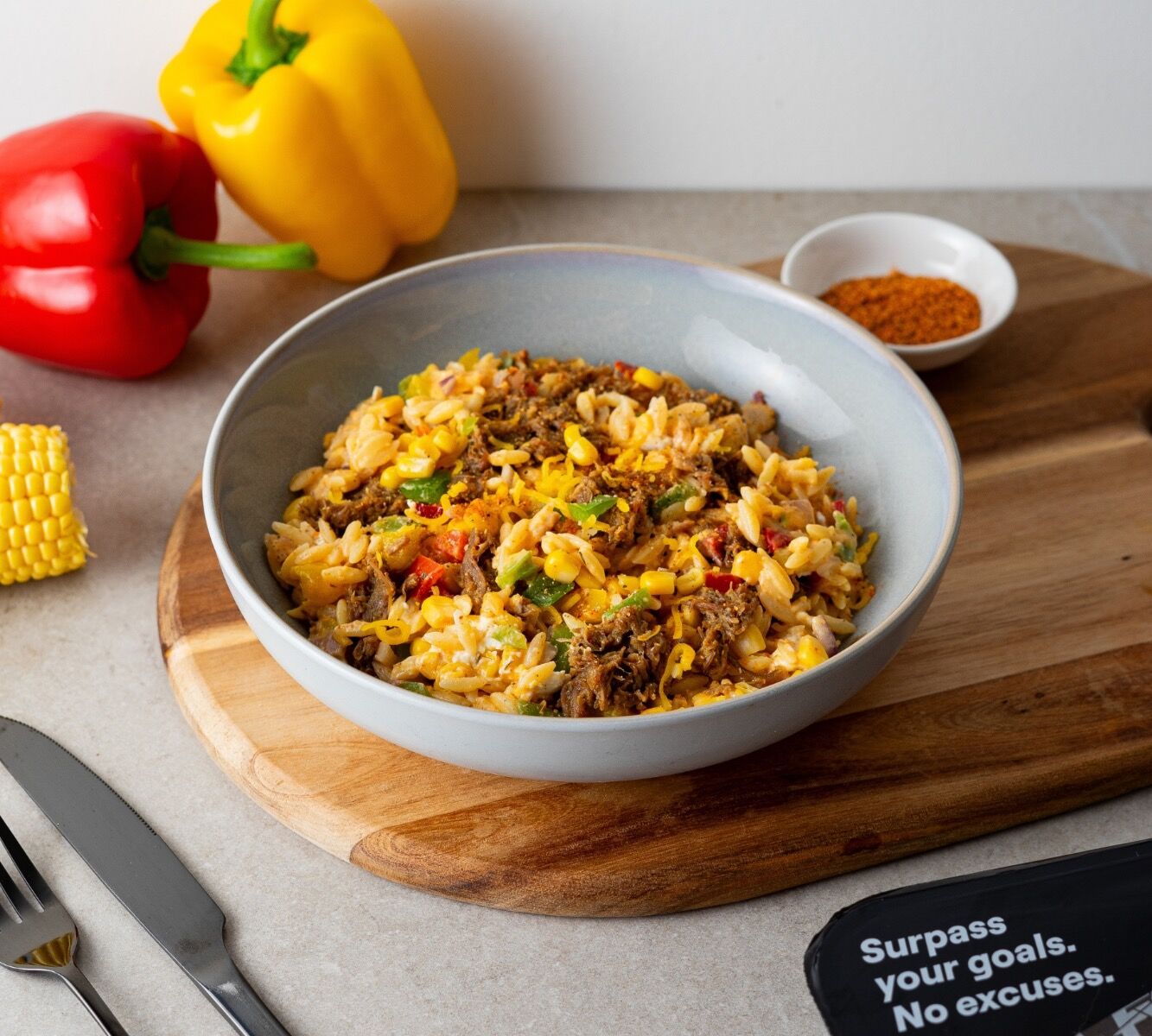 Mexikanische Orzo - Pulled Beef