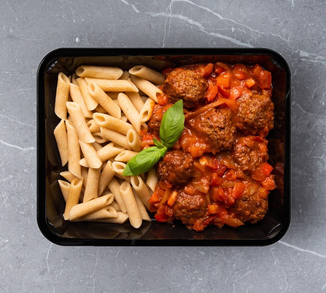Pasta-Bolognese - Fleischbällchen