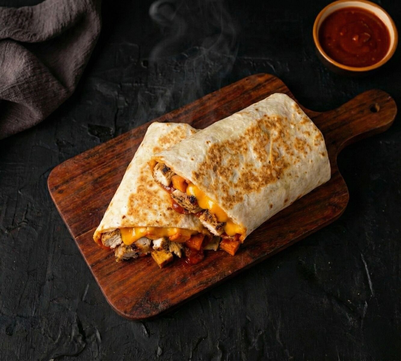 Marrakesch-Hähnchen-Burrito