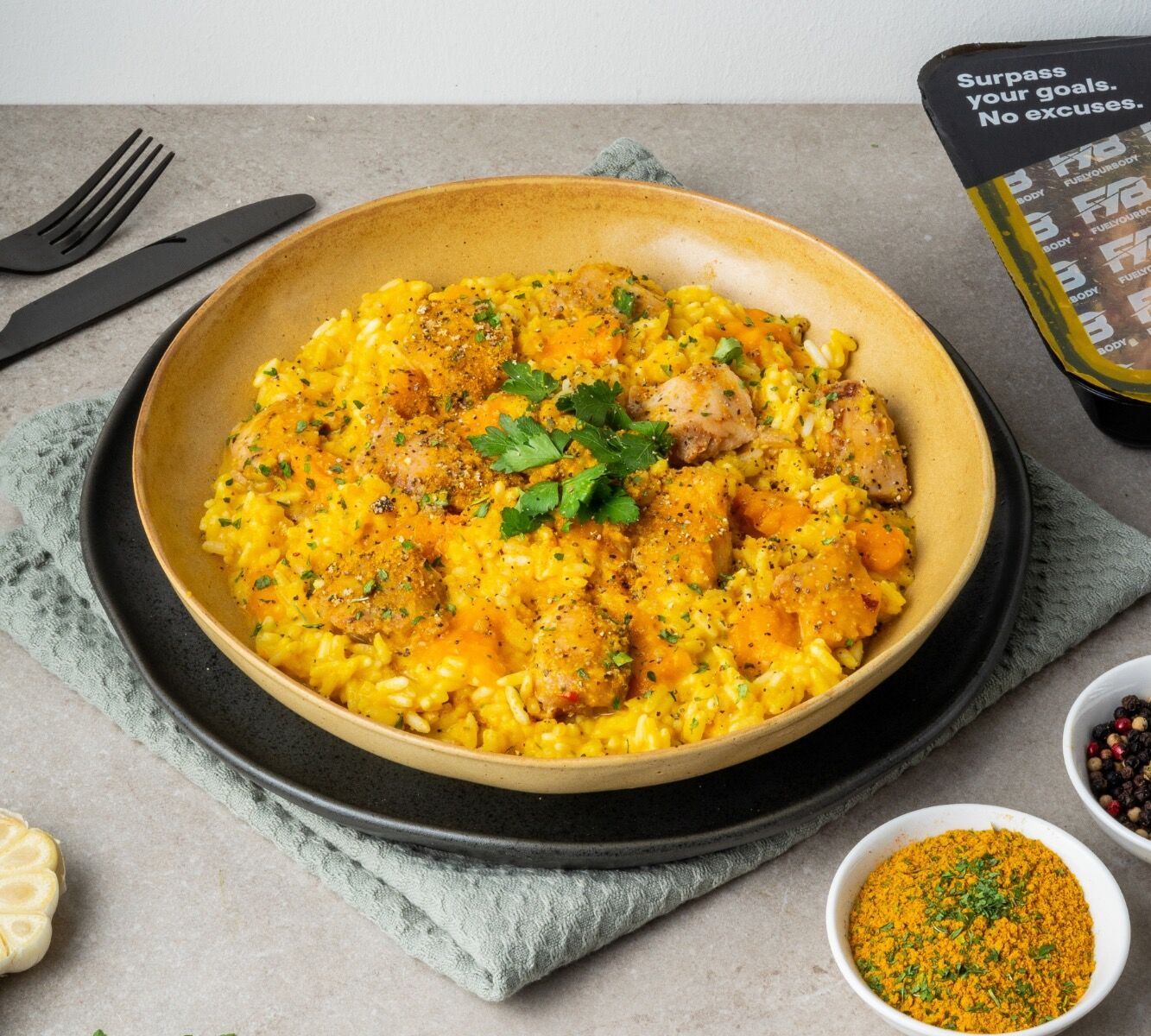Kürbis-Risotto - Hähnchen [BULK]