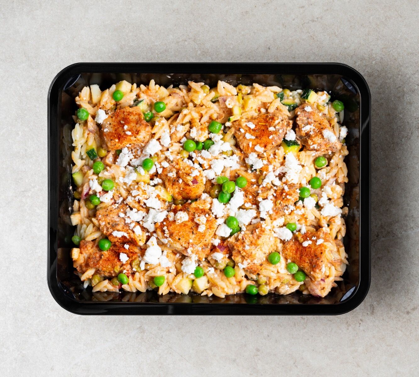 Mediterrane Orzo - Hähnchen & Feta [BULK]