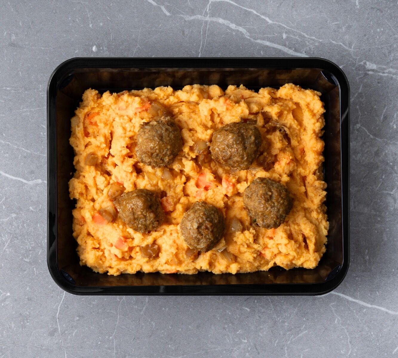 Kartoffel-Möhren stampf - Meatballs [BULK]