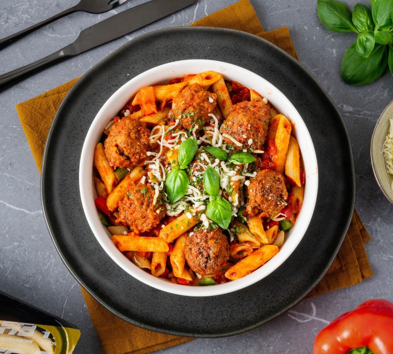 Pasta-Bolognese - Fleischbällchen [BULK]
