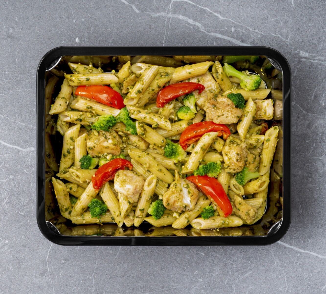 Pasta-Pesto-Hähnchen [BULK]