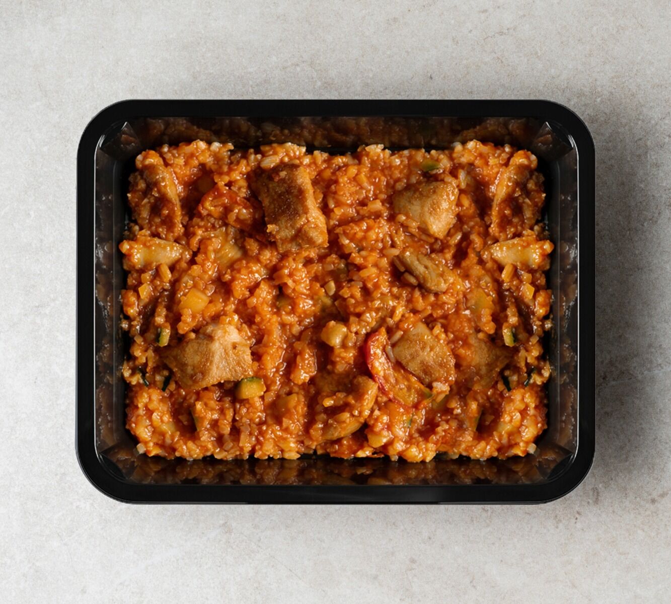 Tomaten-Blumenkohl-Risotto - Hähnchen [LOWCARB]