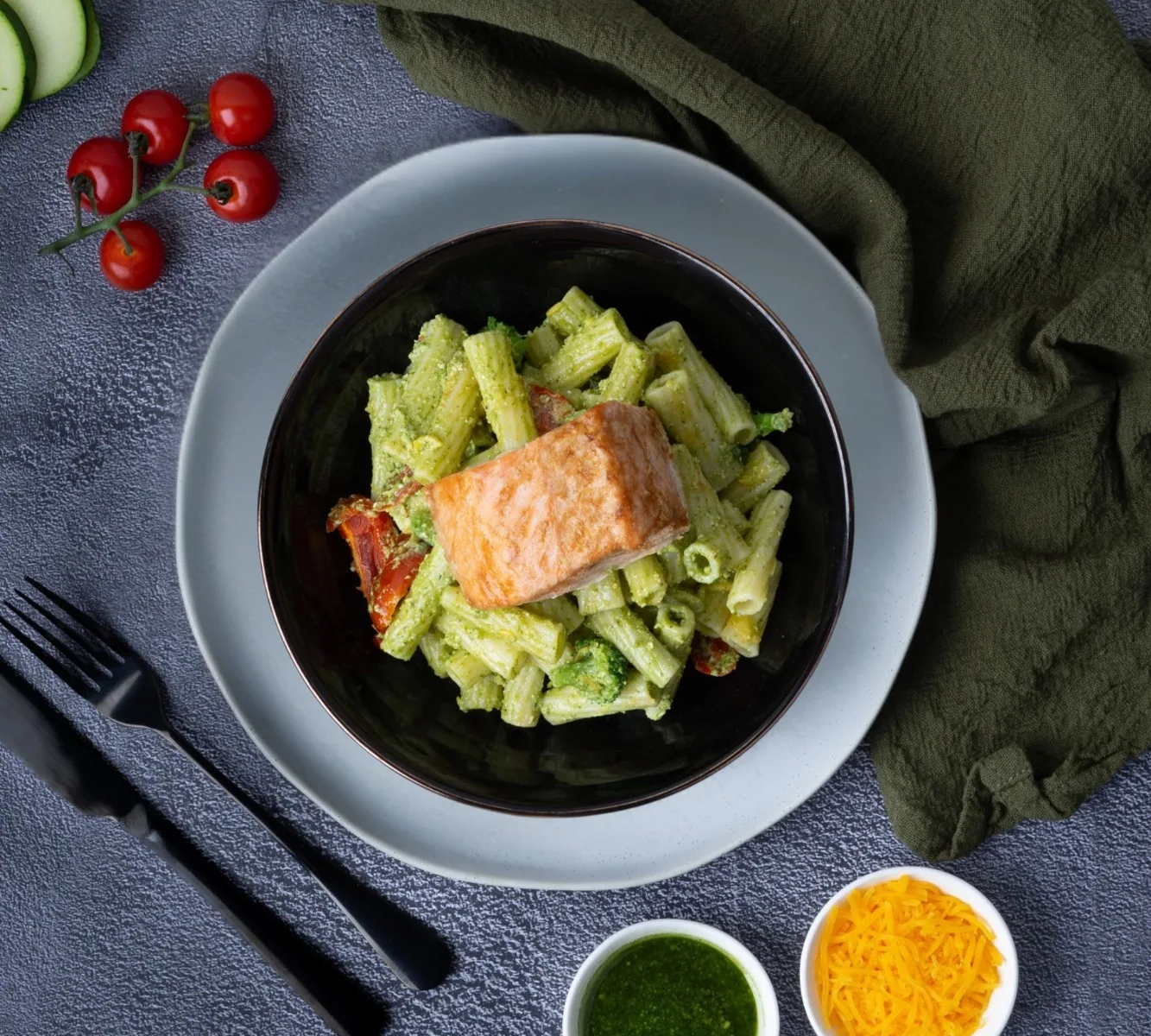 Pasta Pesto - Lachs [BULK]