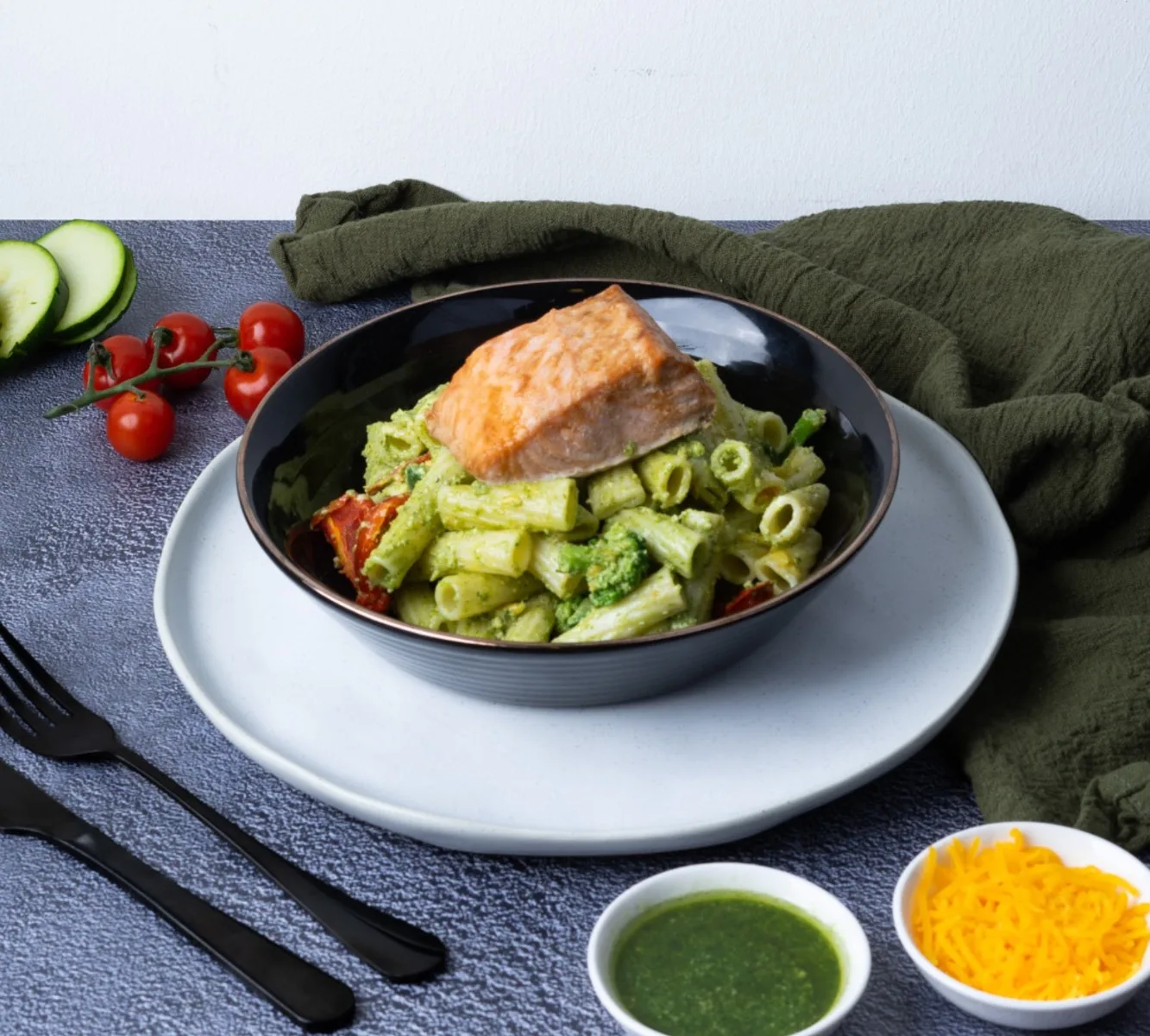 Pasta Pesto - Lachs [BULK]