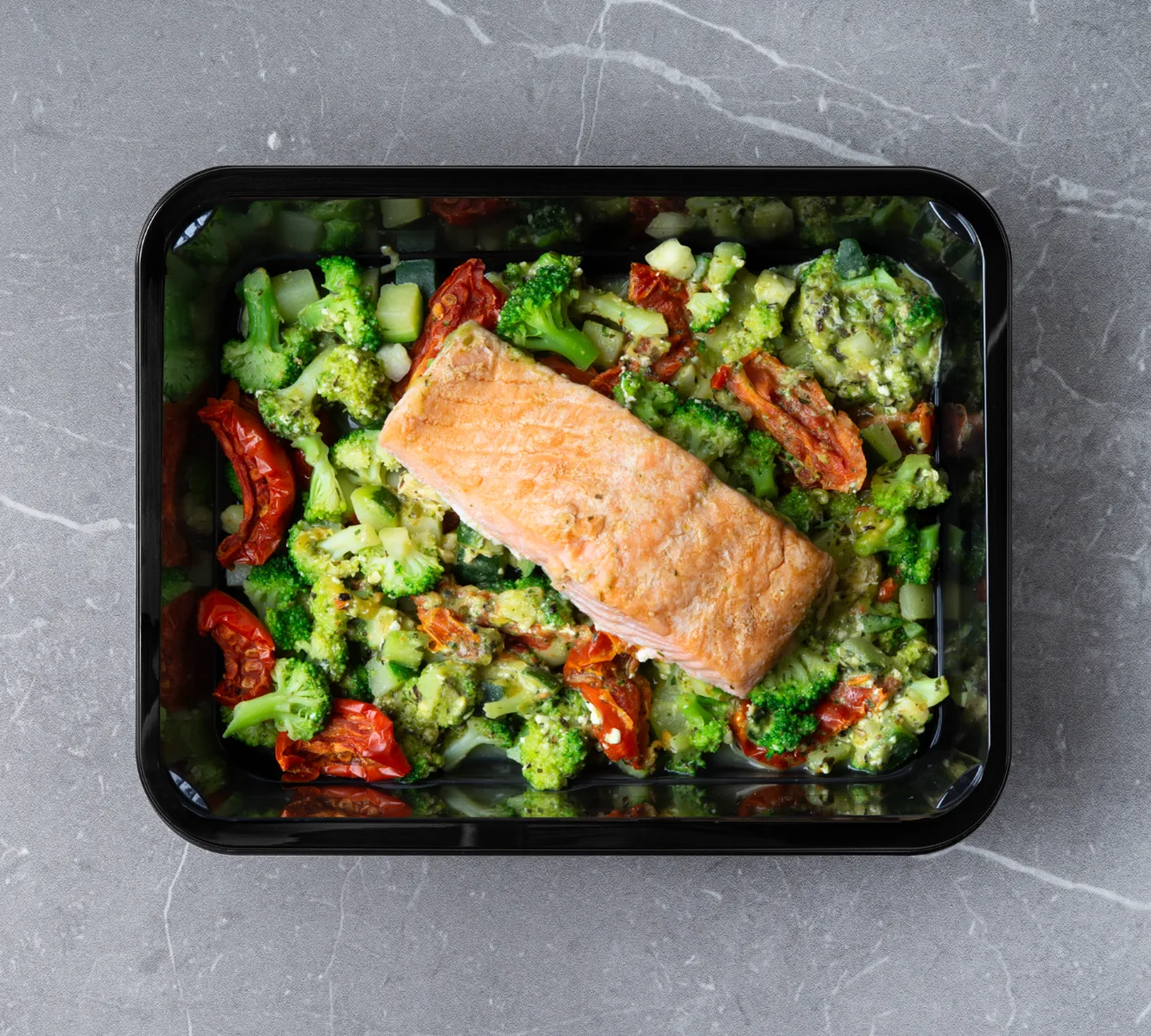Pasta Pesto Lachs - [LOW CARB]