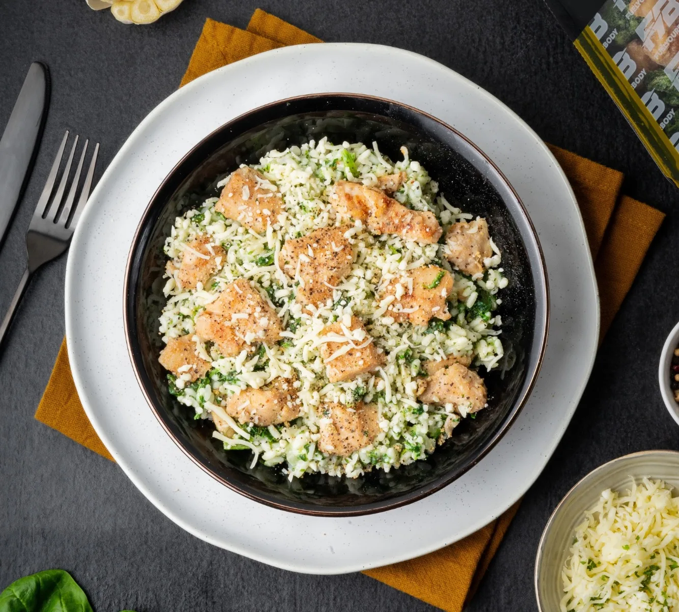 Risotto Spinazie - Hähnchen [BULK]
