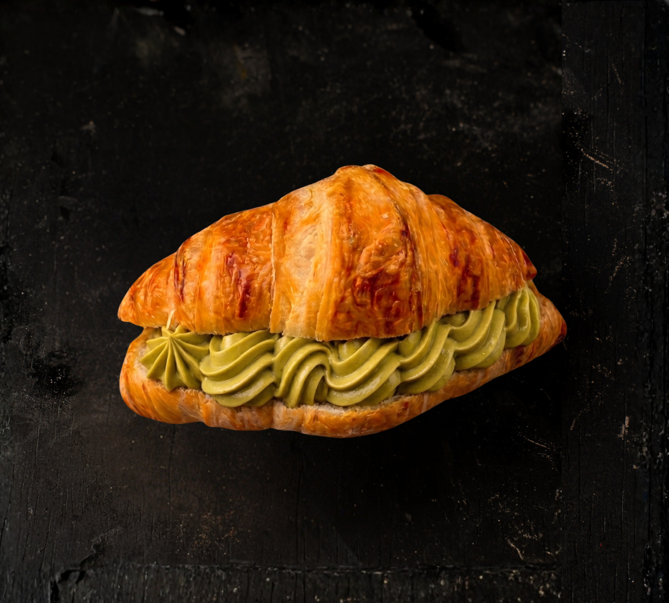 High Protein Pistache Filled Croissant